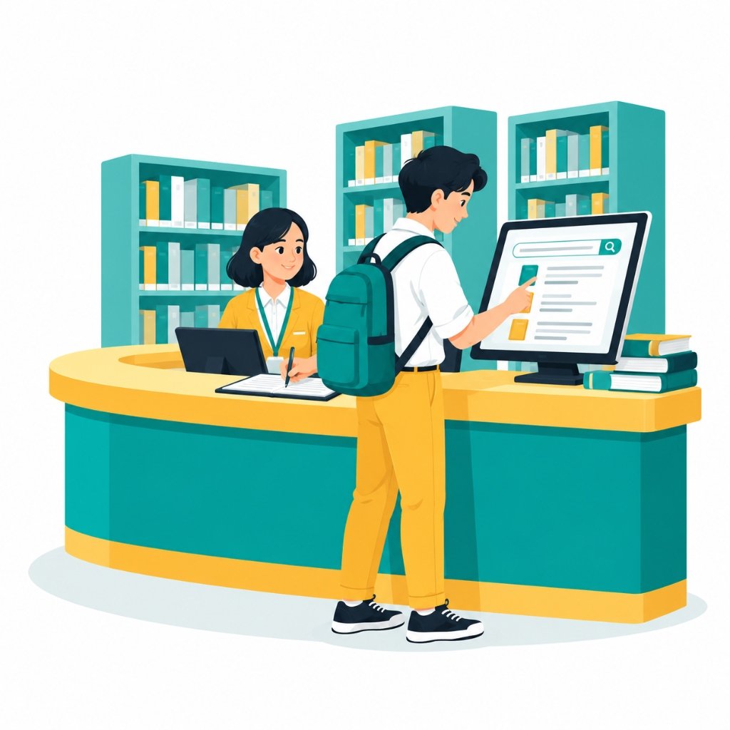 Presensi Mandiri & Cari Buku di OPAC